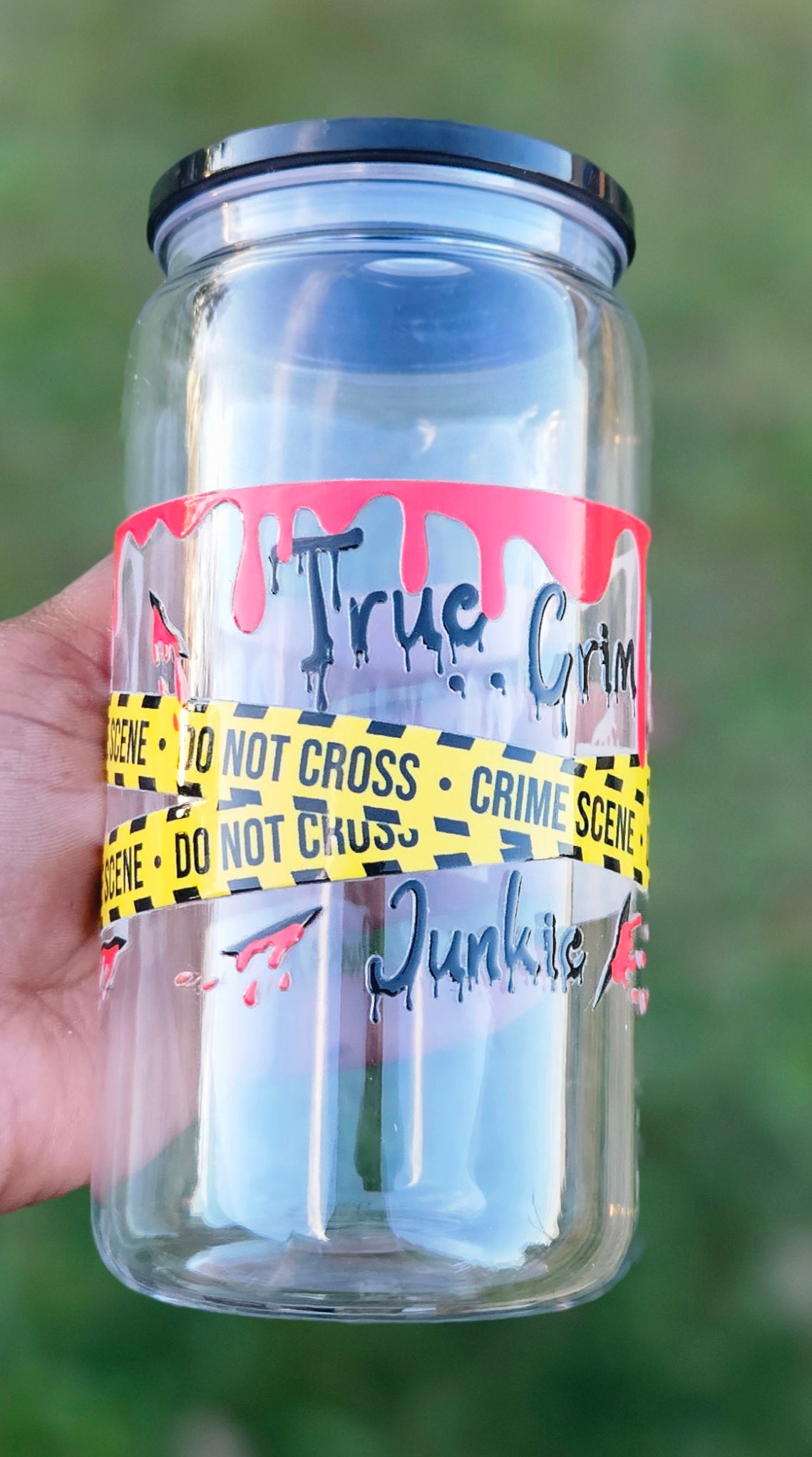 True Crimes Libbey Hard Plastic cup
