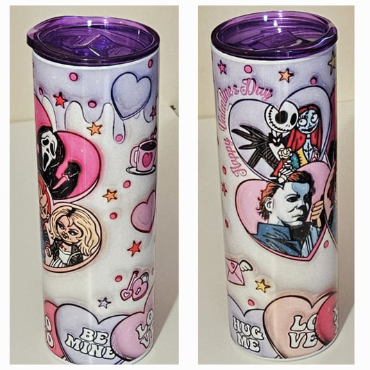 Horror Valentine Tumblers