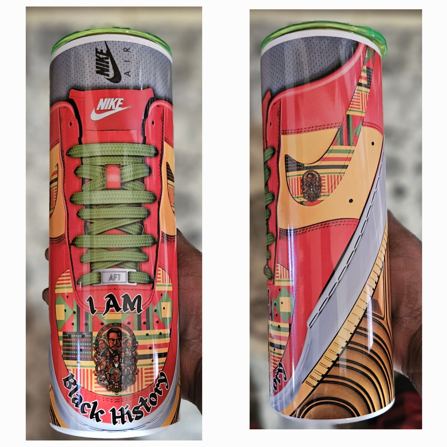 Black History Sneaker Tumbler