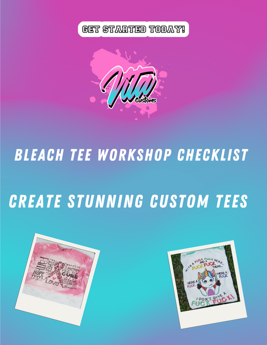 Vitacustoms Bleach tee Checklist