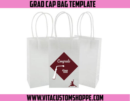 Grad Cap  PNG and Silhouette Studio Template