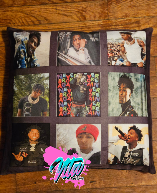 Custom 9 panel Pillow Case