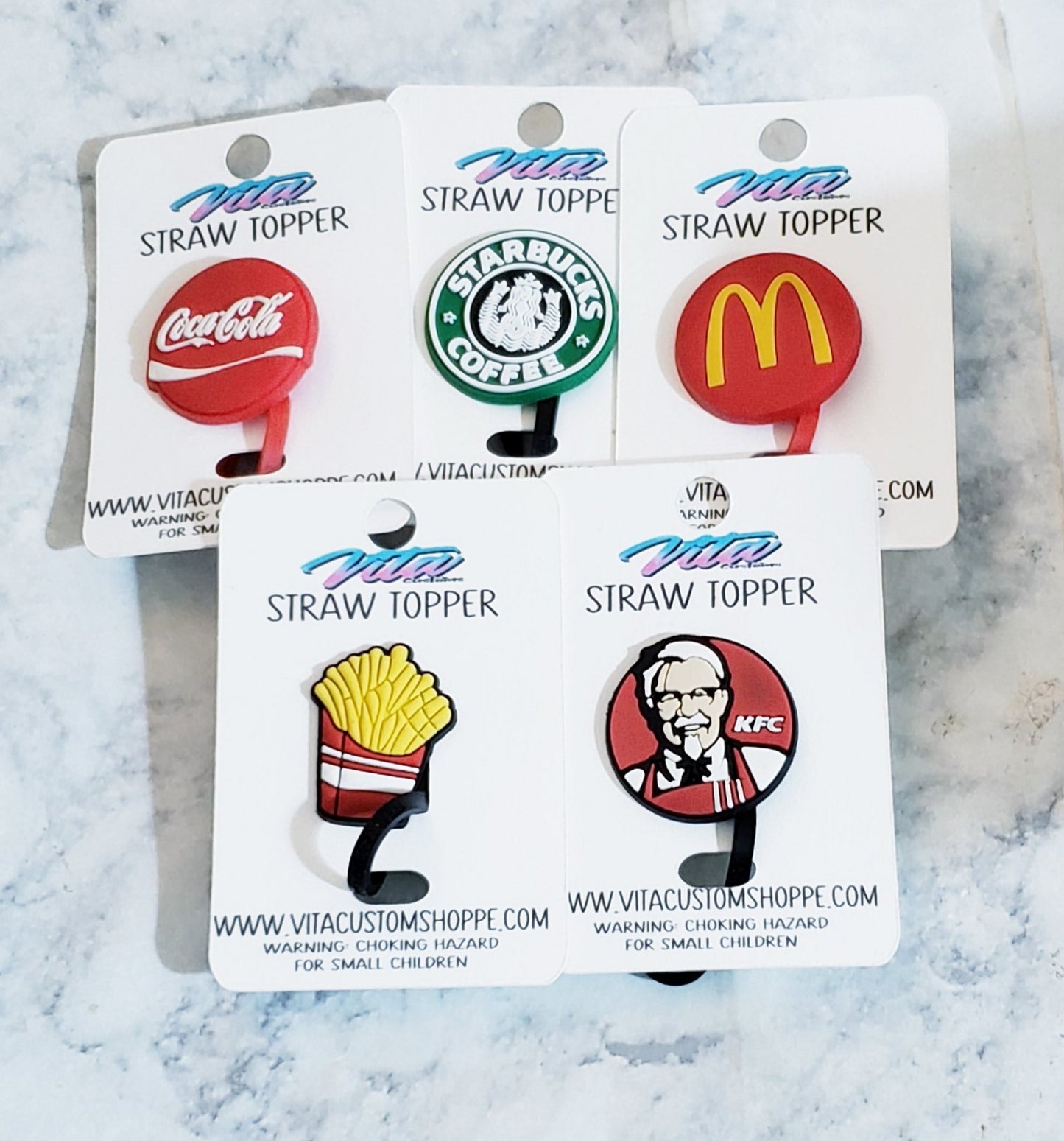 Straw toppers