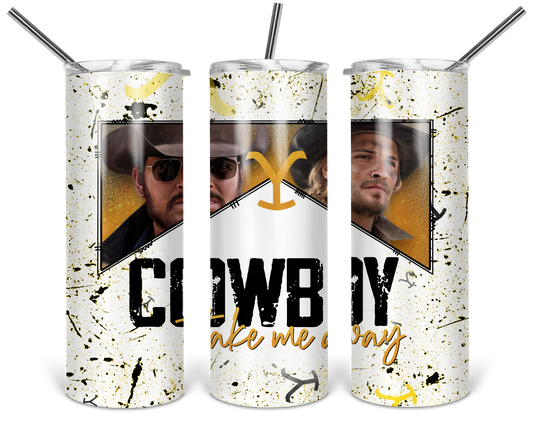 Cowboy Take Me Away Tumbler